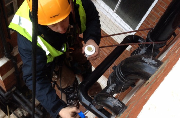 External plumbing – Kensington, London