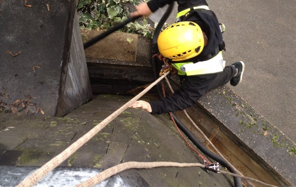 Gutter clean – South Kensington, London