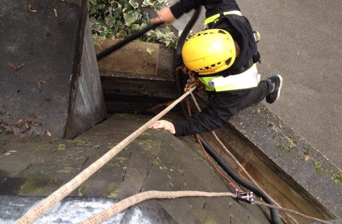 Gutter clean – South Kensington, London