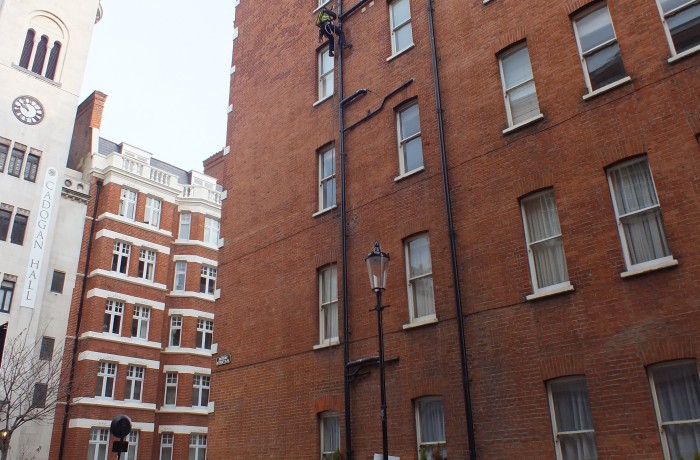 Down pipe repair – Kensington, London